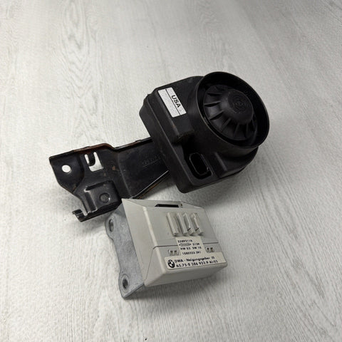 01-06 US BMW E46 M3 3 SERIES ALARM SIREN + TILT SENSOR OEM 8383153