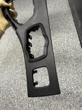 08-13 BMW E93 M3 OEM Front Center Console Cover Leather Manual Cic