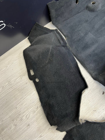 1994-1998 BMW E36 M3 Sedan Interior Front & Rear Carpet Carpets Black