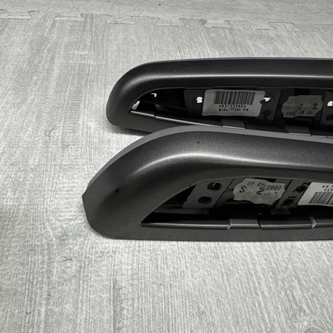 01-06 BMW OEM E46 M3 Titan Shadow Gray Vert Trim Armrest Left Right Rear
