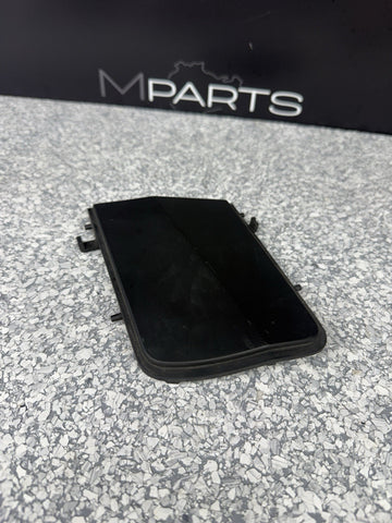11-18 BMW F12 640 650 M6 Convertible Rear Left Flap Mechanism Cover Black OEM