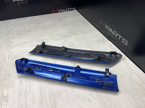 1998-2002 BMW Z3M FRONT FENDER HOOD VENTS GRILLES OEM 51132492960 ESTORIL BLUE