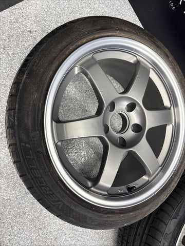 17x8.5 17x10.5 VOLK RACING TE37 WHEELS RIMS HONDA CIVIC EG EK S2000
