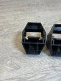 NEW BMW E46 M3 RADIATOR MOUNTS SUPPORT BRACKETS PAIR GENUINE OEM 17.111436264