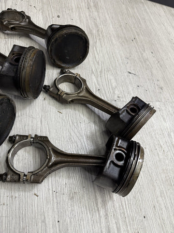 BMW OEM E36 M3 S52 PISTONS CONNECTING RODS SET 11251405702 11241247175