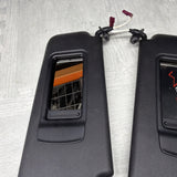 08-13 OEM BMW E92 328 335 M3 Coupe Sun Visors Black Vinyl