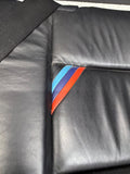 95-99 BMW E36 M3 Rear Folding Seat Backrest Pair Black Nappa Set OEM *Notes*