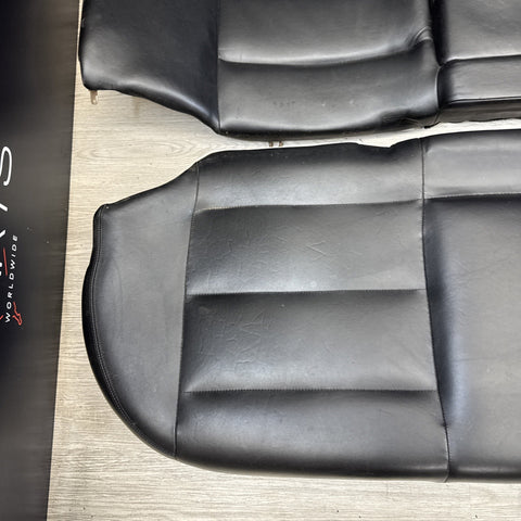 95-99 BMW E36 M3 Sedan Rear Bench + Folding Backrest Back Rest Seats Black