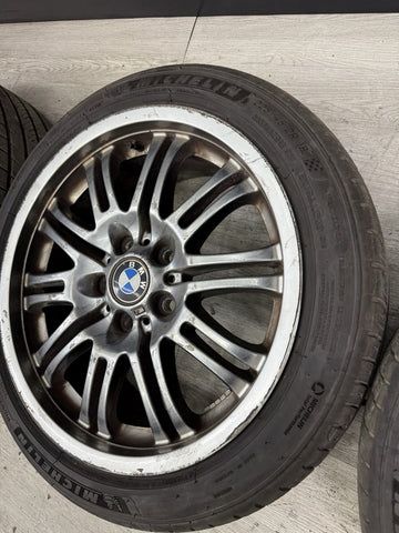 OEM BMW 01-06 E46 M3 18” Wheels Style 67 Rims Staggered Set