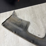 01-06 BMW E46 M3 Rear Bumper Lower Lip Diffuser Trim Panel OEM Jet Black *Crack*