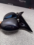 01-06 BMW E46 M3 Side View Door Mirrors Pair Carbon Black *See Pics