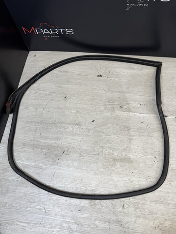 BMW E46 M3 01-06 Left Driver Side Door Weather Strip Seal Black OEM