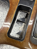 BMW E39 530i Wood Center Console Shifter Plate, Ashtray & Cover