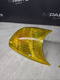02-06 BMW E46 325 328 M3 Corner Lights Lamps Yellow Film 6919651 6919652