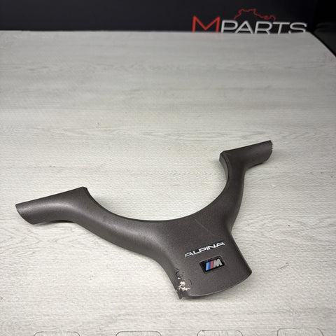 OEM 01-06 BMW E46 M3 Lower Steering Wheel Trim Cover Plate Titan Shadow Grey