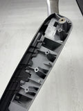 01-06 BMW E46 M3 Brushed Aluminum/Grey Door Trim Armrest Right Front Passenger