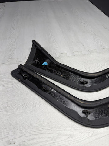 96-02 BMW Z3 Roadster Center Console Hockey Stick Trim Cover Panel Black Set OEM