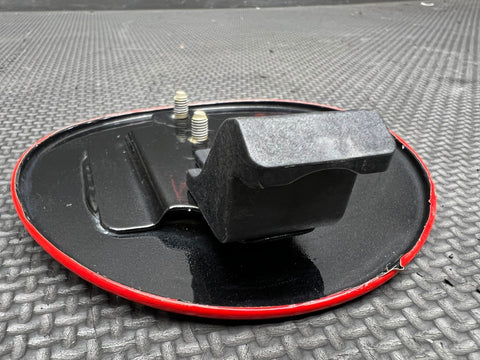 10-15 Ferrari 458 Italia Gas Filler Cap Cover Trim Housing Nero Daytona Wrapped