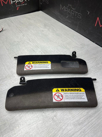 00-09 Honda S2000 S2k Sun Visor Assembly Pair OEM Black