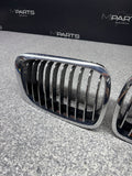 BMW OEM 01-06 E46 M3 Front Kidney Grilles Chrome 51138208685 51138208686