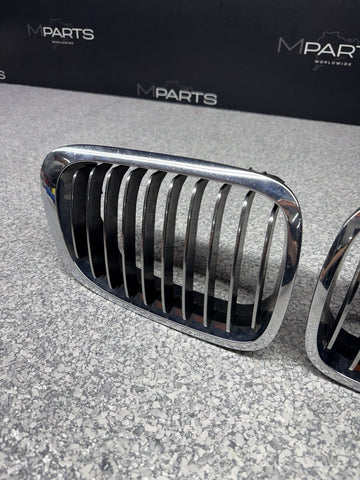 BMW OEM 01-06 E46 M3 Front Kidney Grilles Chrome 51138208685 51138208686