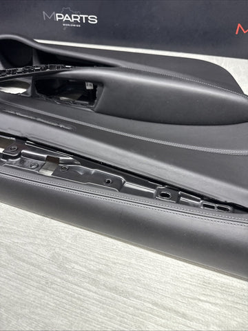NEW OEM 17-23 BMW 530I G30 F90 M5 FRONT LEFT SIDE INTERIOR DOOR PANEL TRIM BLACK