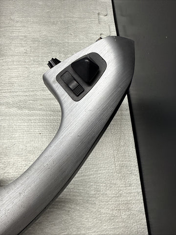 01-06 BMW E46 M3 Convertible Interior Armrests Trim Set Brushed Aluminum