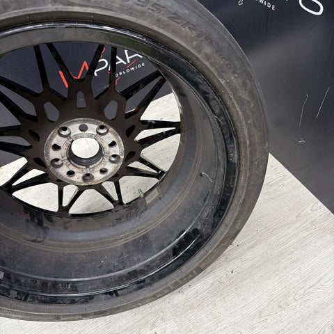 OEM BMW G82 G83 G80 M3 Rear Wheel Rim Style 826M R20x10.5" ET20 Black w/Tire