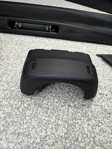 Front Door Leather Blue Stitching Interior Trims Porsche 718 Cayman GT4 RS GT4RS