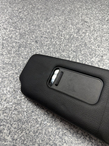 08-11 OEM BMW E90 328 335 M3 Coupe Right Passenger Sun Visor Black Vinyl
