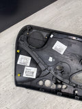 01-06 BMW E46 M3 FRONT PASSENGER RIGHT SIDE DOOR PANEL CARD BLACK OEM