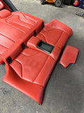 15-20 BMW F82 M4 Coupe Front & Back Seats Cushion Sahkir Orange Leather