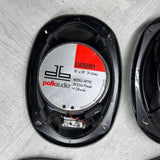 Polk Audio DB691 6-by-9-Inch 3-Way Car Speakers (Pair, Silver) 100W RMS POWER