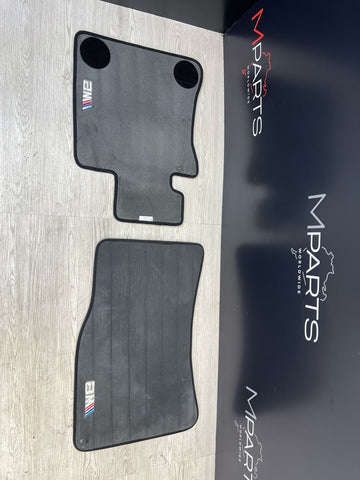 Used Genuine 2006-2010 BMW E63 E64 Carpets Floor Mats Black Front Only