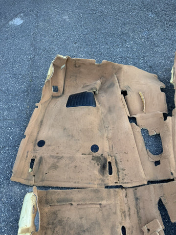 BMW E39 540 530 525 M5 5-Series Factory Modena Anthracite Front Floor Carpet OEM
