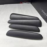 01-06 BMW OEM E46 M3 Coupe Trim Armrest Pads Set Black 8238622 *Notes*