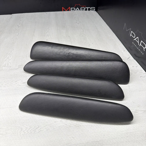 01-06 BMW OEM E46 M3 Coupe Trim Armrest Pads Set Black 8238622 *Notes*
