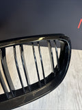 08-13 BMW E90 E92 E93 M3 Front Kidney Grille Left Gloss Black Double Slotted