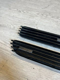 01-06 BMW E46 M3 Left Right Fender Vent Grilles Grills Trims Matte Black