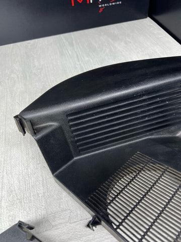 91-99 BMW E36 3 Series M3 Dead Pedal Cover Kick Panels Trims Covers Black OEM