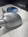 01-06 BMW E46 M3 Side View Door Mirrors Pair Titanium Silver *Notes*