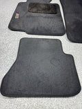 Genuine 01-06 BMW E46 M3 Convertible Carpets Floor Mats Black Front & Rear