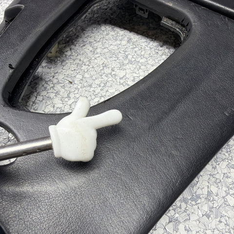 08-13 BMW E93 M3 OEM  Front Center Console Cover Leather DCT *Creasing*