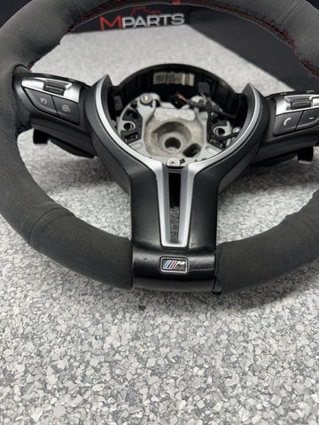 BMW Steering Wheel 15-20 F80 F82 F83 M3 M4 Rewrapped