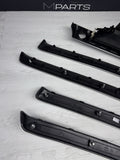 09-13 OEM BMW E92 E93 335is Dash Glacier Silver Aluminum Interior Trim Set