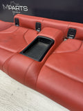 BMW F82 M4 Coupe 15-20 Rear Back Seats Cushion Sakhir Orange Leather Bench