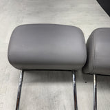 2001-2006 BMW E46 M3 Convertible Grey Rear Headrests Head Rests Pair OEM