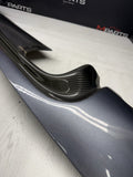 01-06 BMW E46 M3 CSL Style Rear Bumper Diffuser Carbon Fiber / Steel Grey