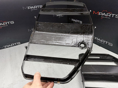 21-26 BMW G80 G82 G83 M3 M4 FRONT BUMPER KIDNEY CENTER GRILLE GRILL CARBON FIBER