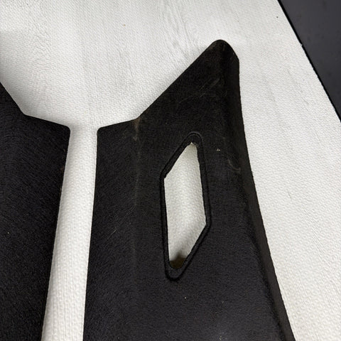 BMW E46 330CI M3 Coupe Rear C Pillars Trims Panels Black Pair OEM *Peeling